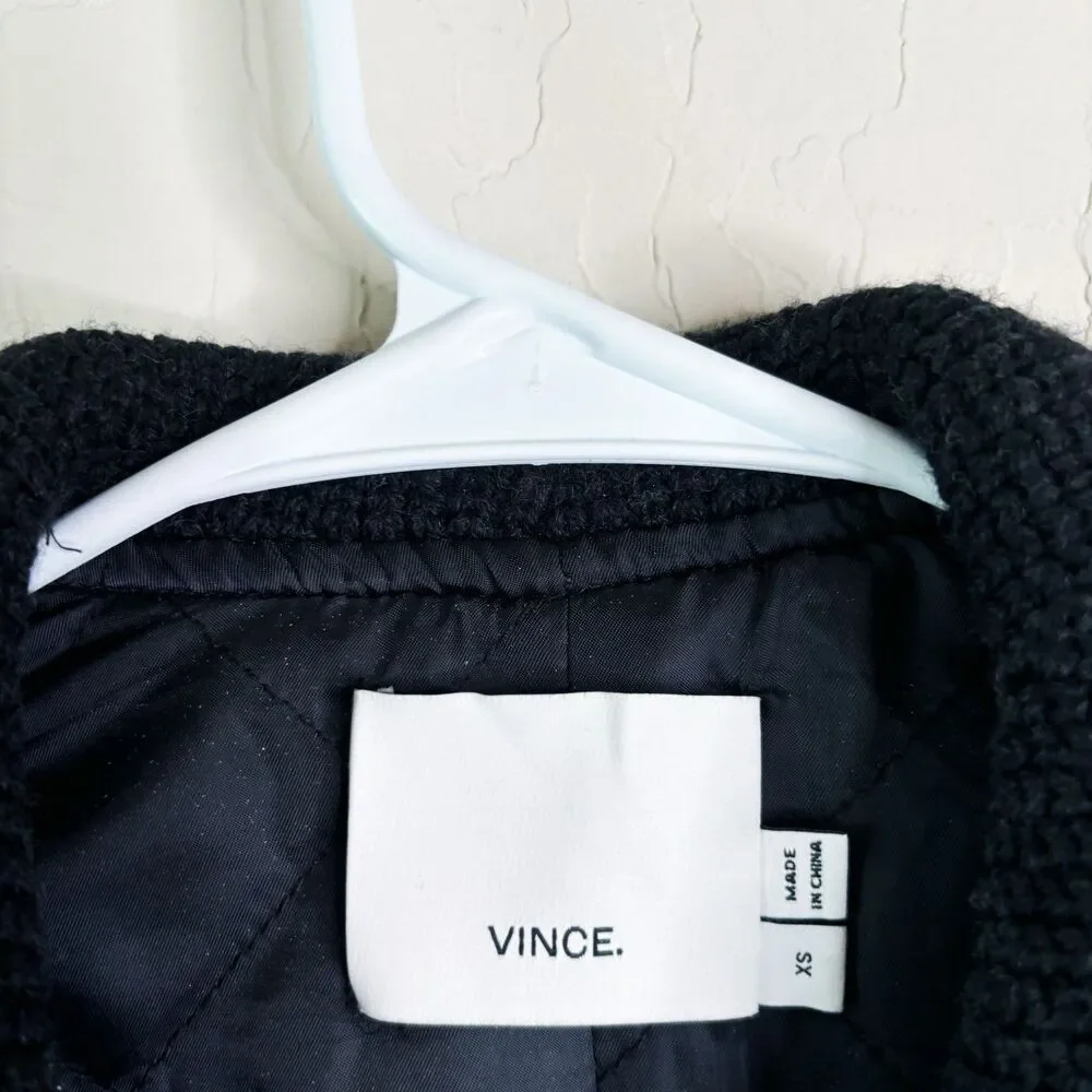 Vince Shawl Collar Asymmetric Coat